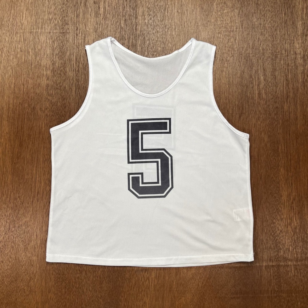 Retro Re-Huo White Mesh Scrimmage Jersey Pinnie XL Training Tank